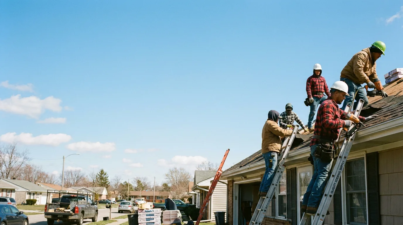 Roofing in Detroit, ME near me